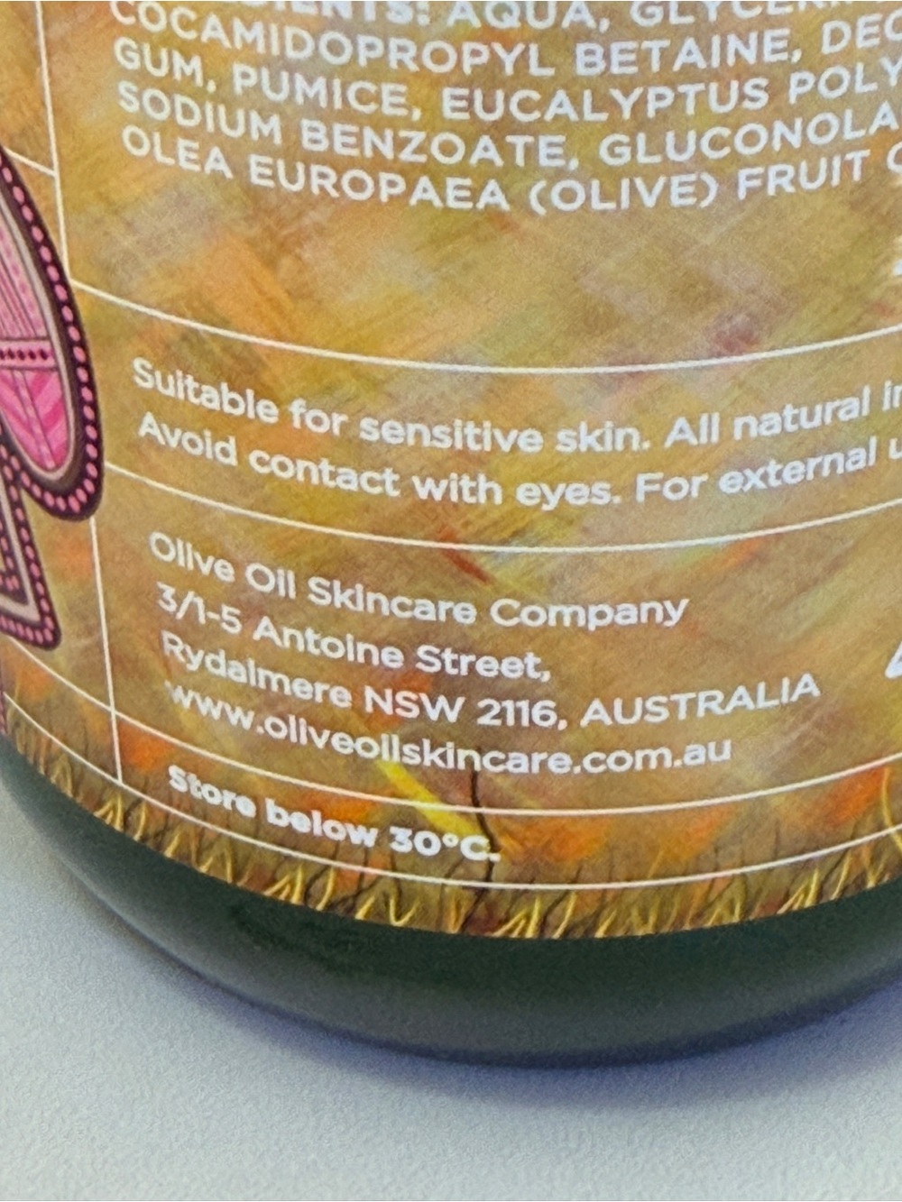Olive Oil Skincare Company Blue Mallee Eucalyptus Hand Wash NEW - Picture 4 of 4